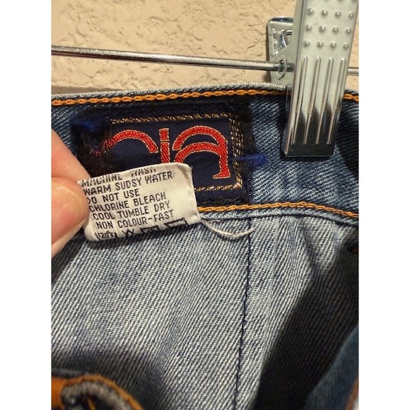 CIA Vintage Light Wash Denim Jeans Straight leg Women High Rise sz 25 waist 0 2? - Picture 6 of 9